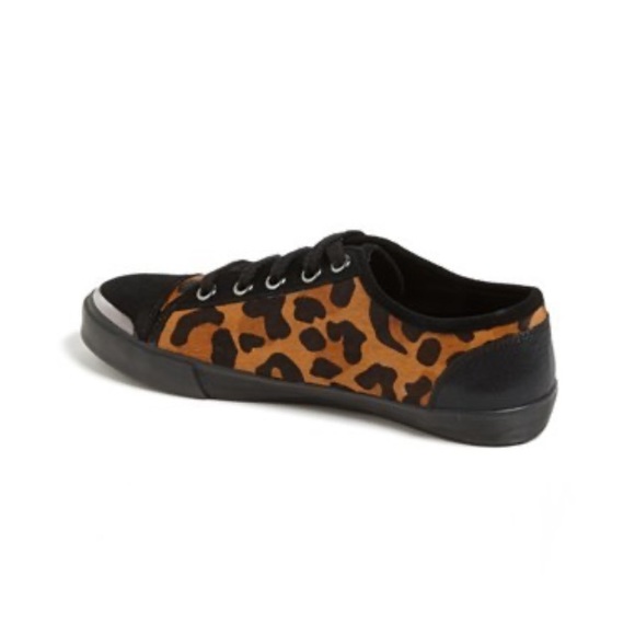 Nine West Deanne Leopard Print Sneakers - Picture 3 of 9